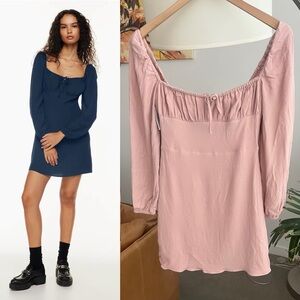 NWT Aritzia Sunday Best Delilah Long Sleeve Mini Dress